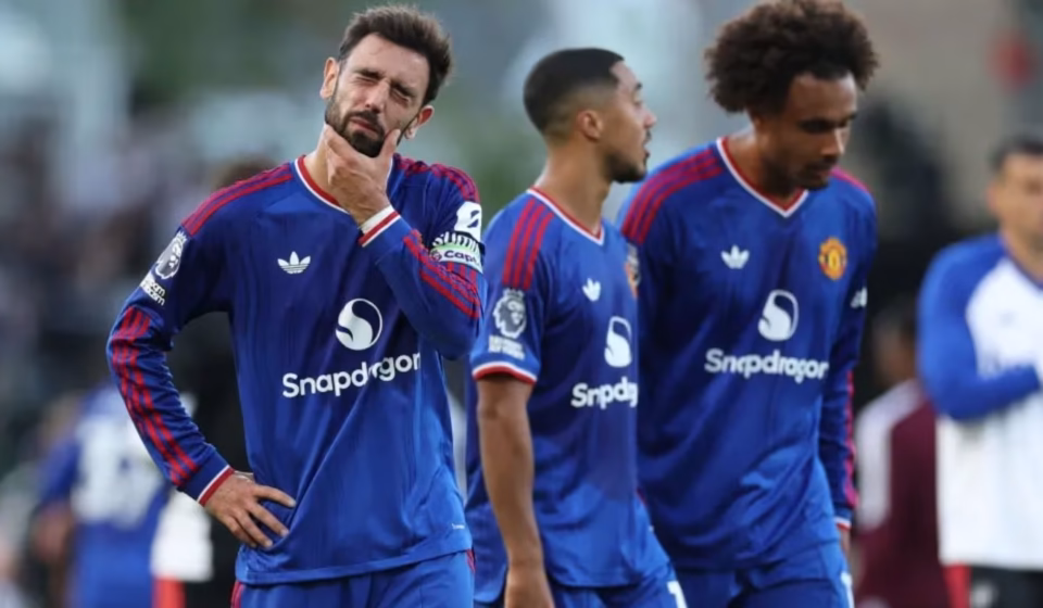 Matheus Cunha mencetak gol untuk Manchester United saat melawan Fulham
